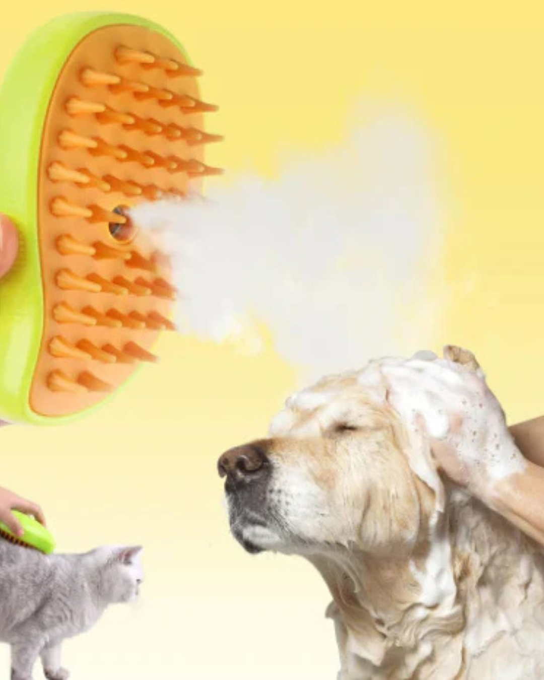Cepillo de Vapor para Mascotas
